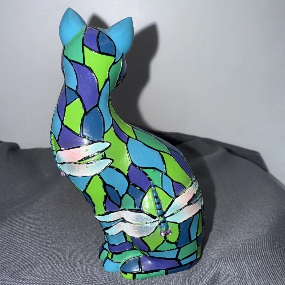 The Hamilton Cat Collection Dragonfly From The Purr-fect Reflections of Tiffany